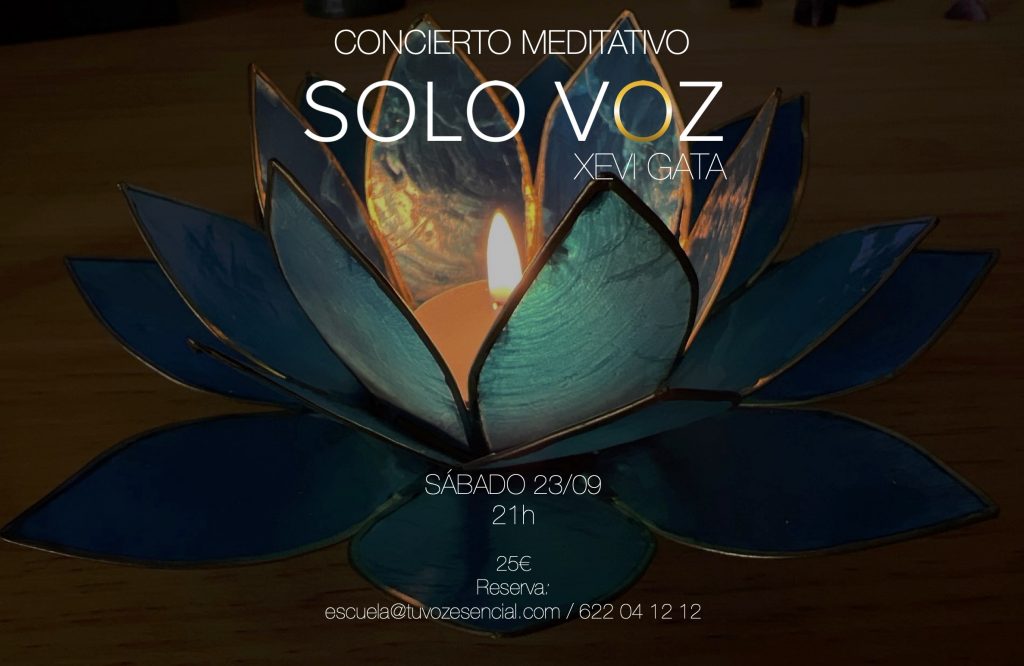 SOLO VOZ SEPTIEMBRE 23 concierto meditativo